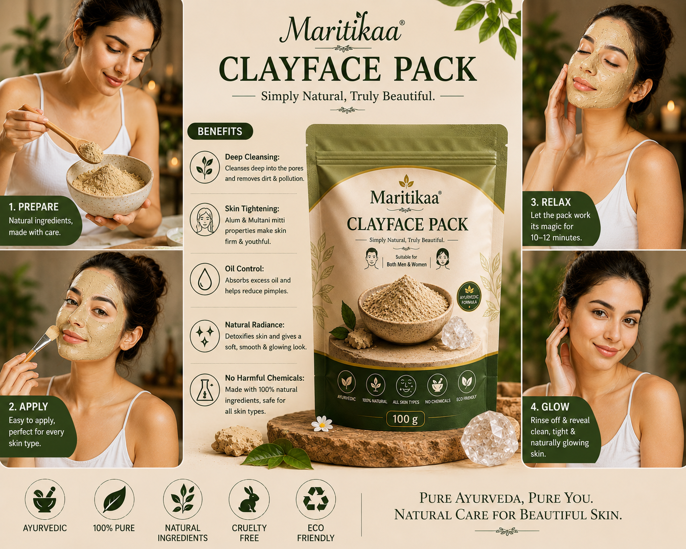 Maritikaa Clayface Pack - 100g - Image 3